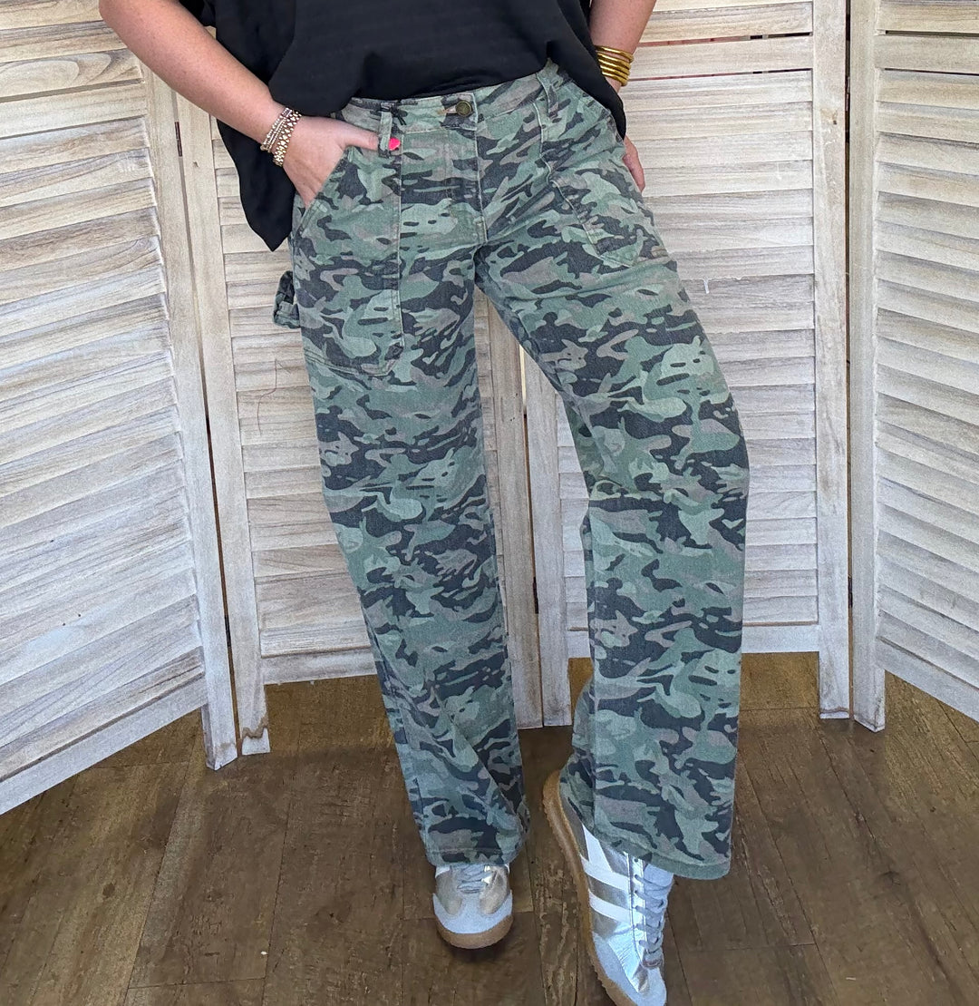 Hidden Agendas Camo Carpenter Jean