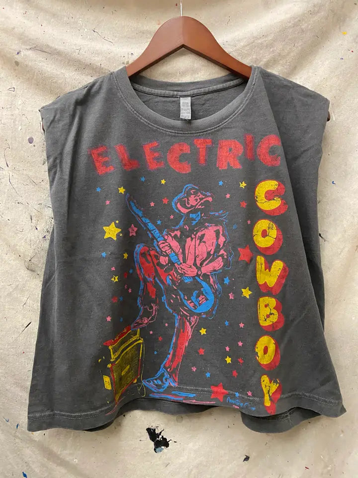 Electric Cowboy Muscle T