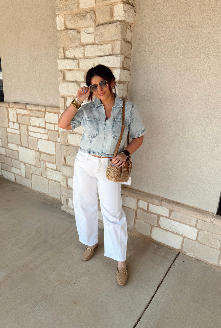 The Clean Slate Cropped Denim