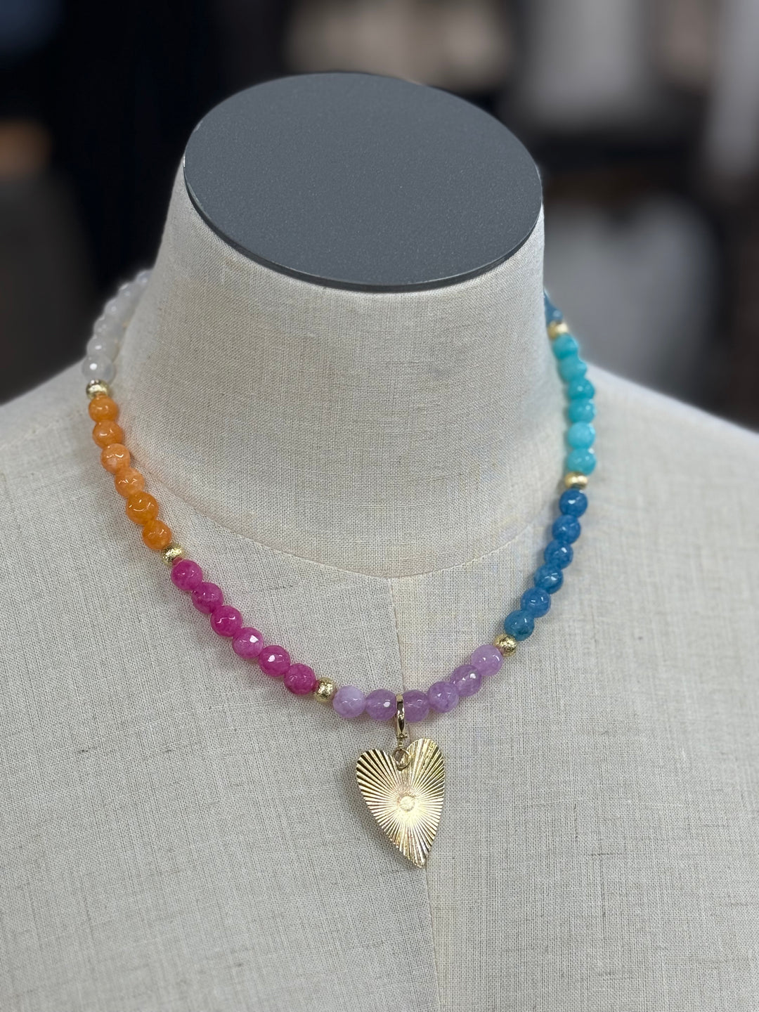 Etta & East Candy Heart Necklace