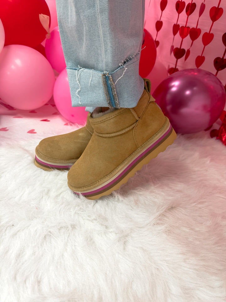 Lyla Retro Shorty Platform Bootie