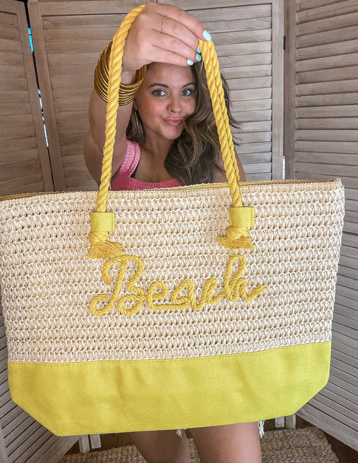 Woven Beach Tote