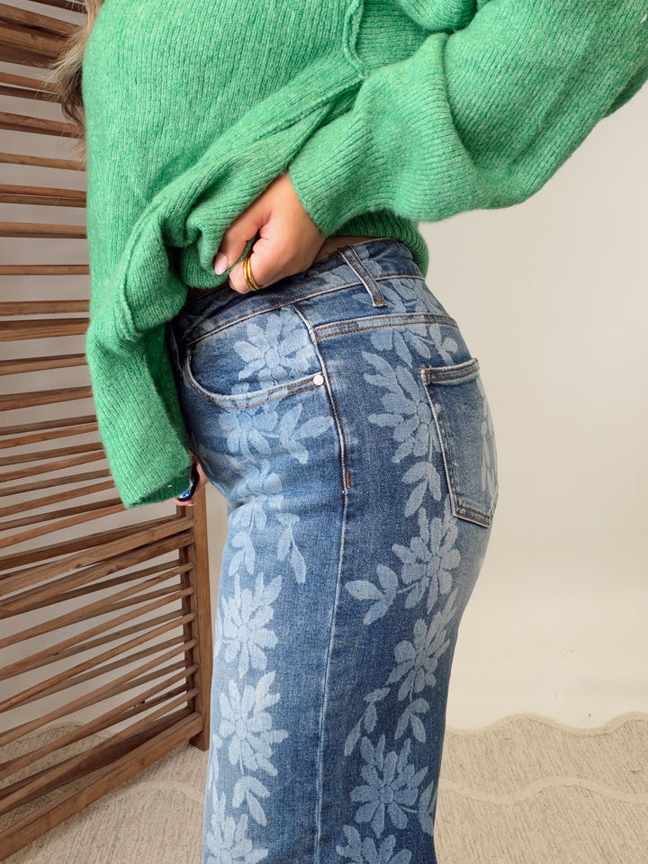 Bloom & Fade Wide Leg