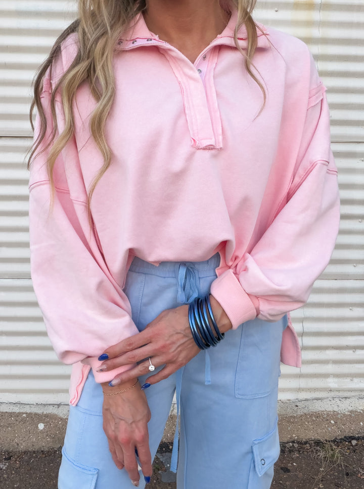 Blush Behavior Pullover