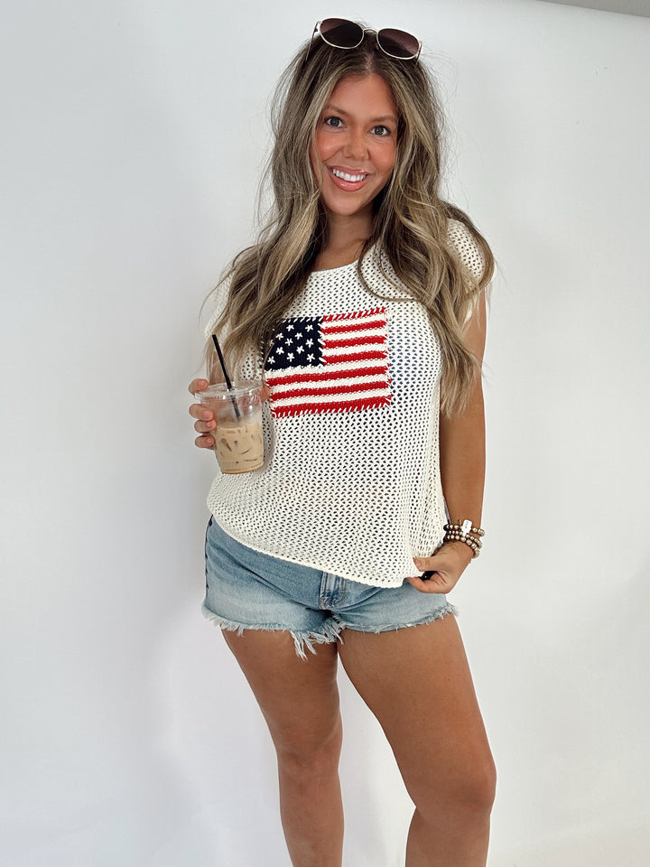 Stars & Stitch Top