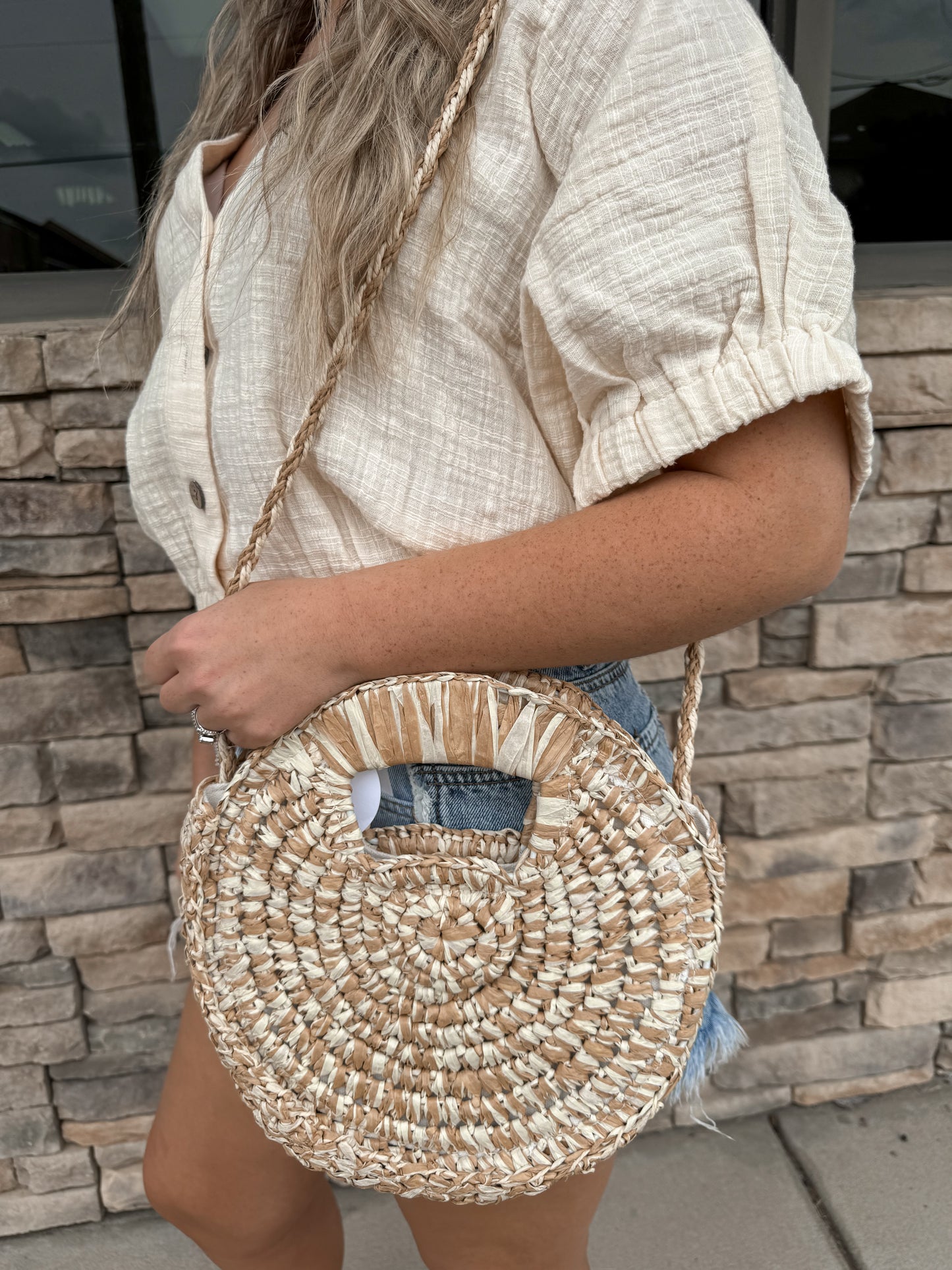 Tiki Beach Woven Purse