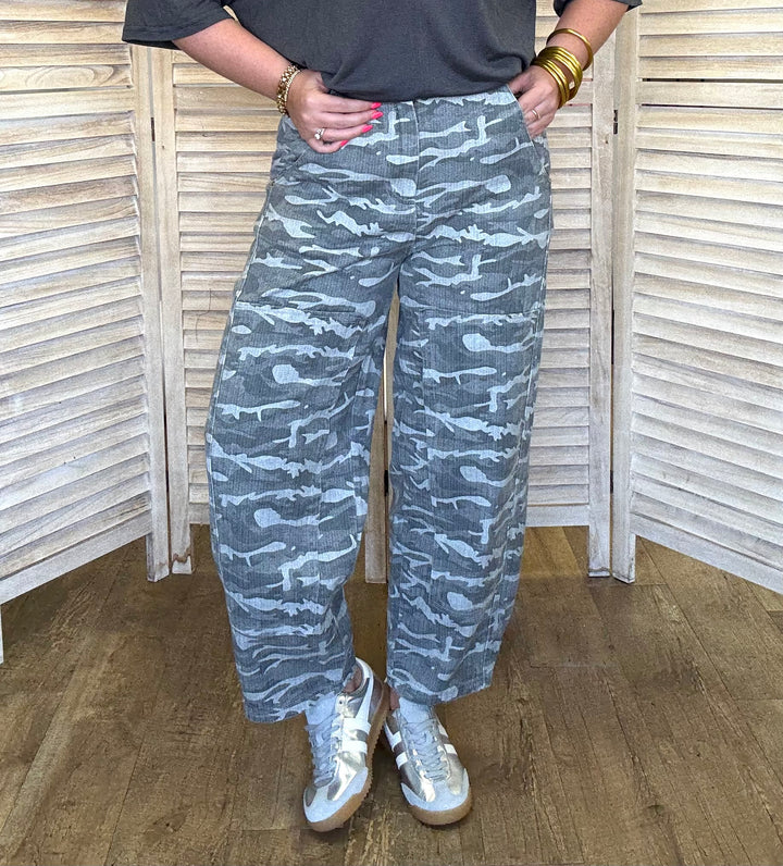 Hiding Out Barrel Pant