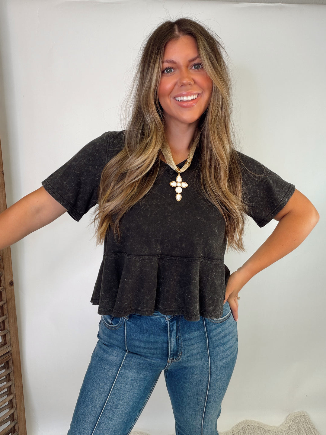 Downtown Darling Mineral Tee