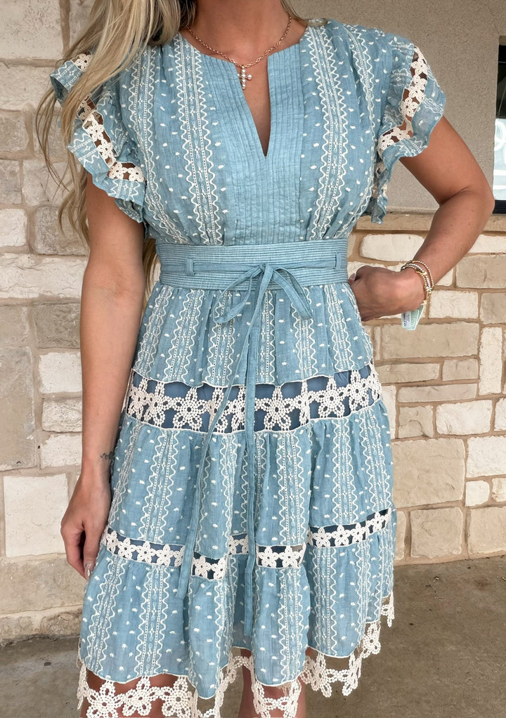 Vintage Sky Mini Dress