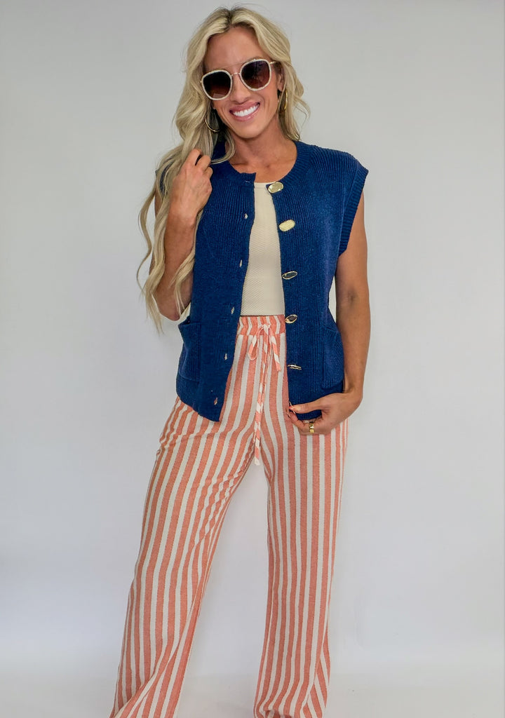 Coastal Class Knit Vest