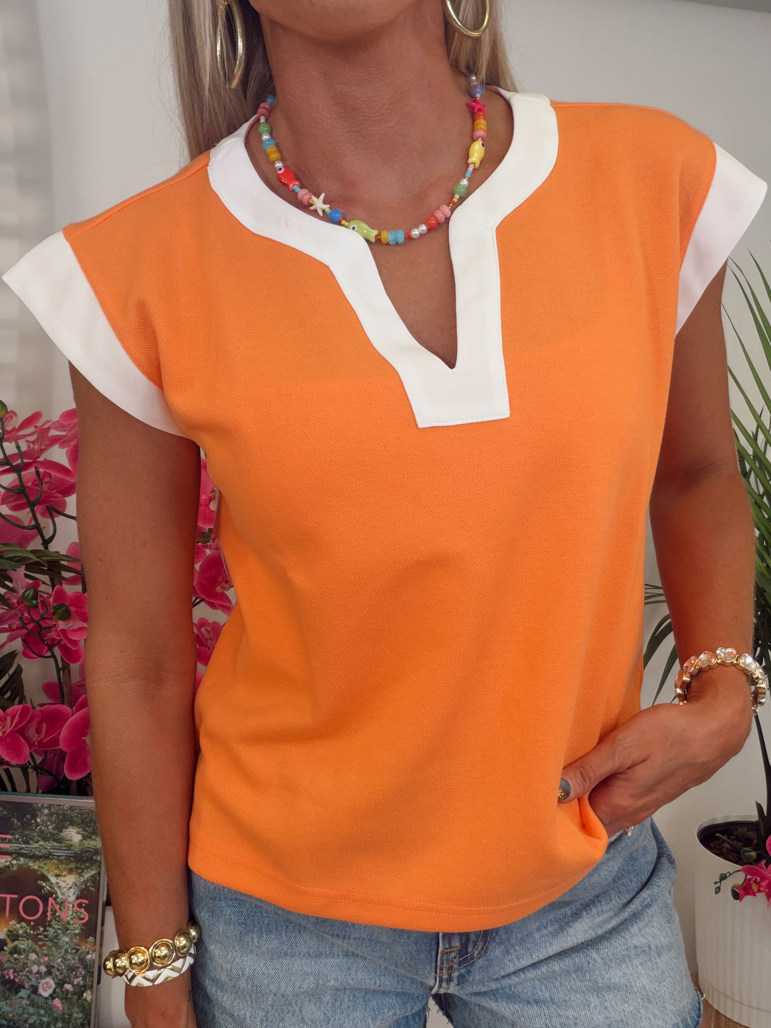 Starting Day Contrast Top