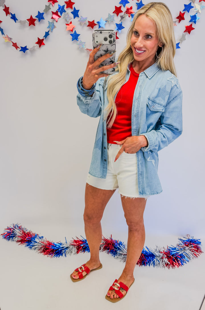 The Lucky Star Denim Shirt