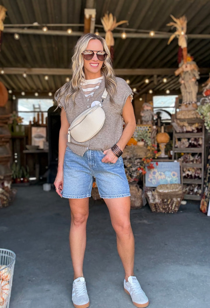 Best of All Button Sweater Vest