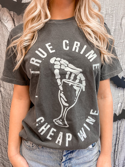True Crime + Cheap Wine Tee