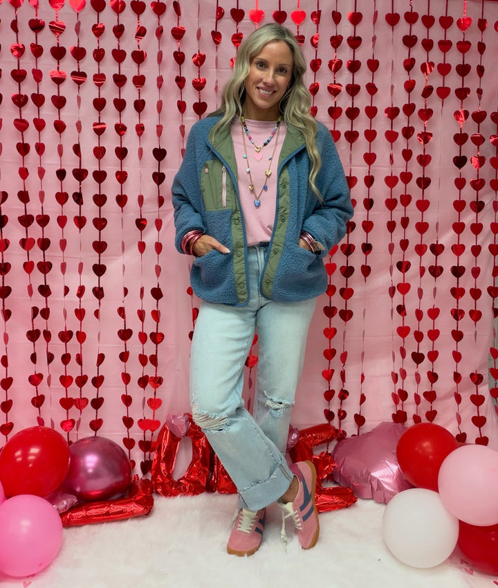 The Frosted Meadow Snap-up Jacket