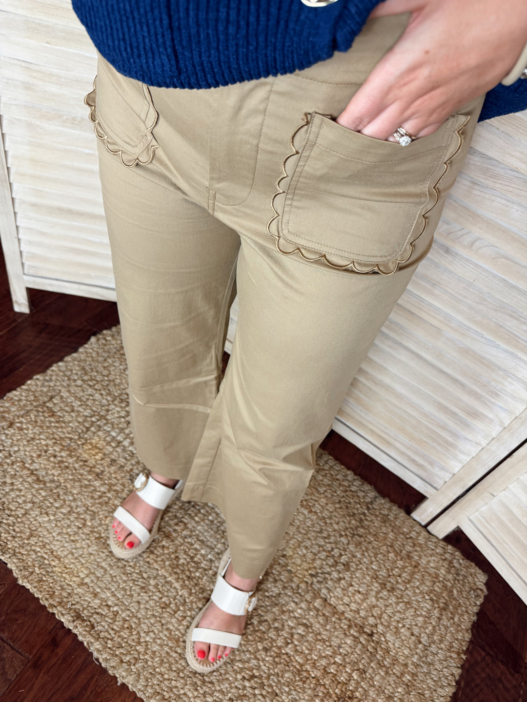 Sugar & Sass Straight-leg Pants