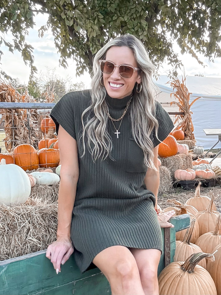 Whispering Pines Sweater Dress