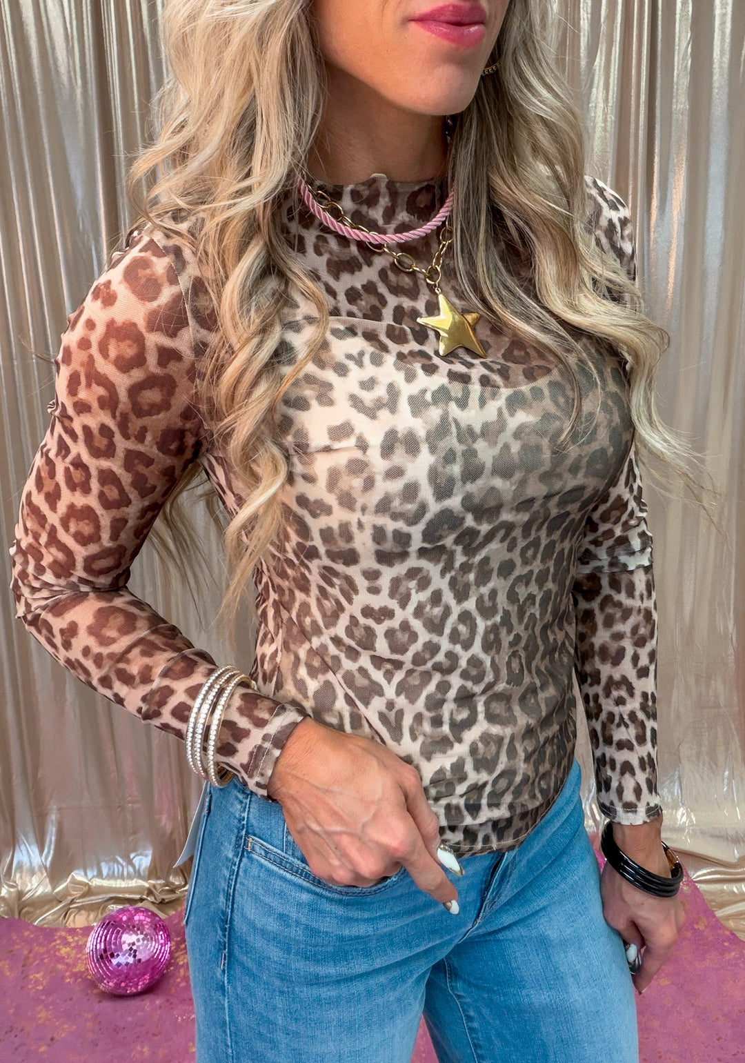 Wild Whisper Sheer Top