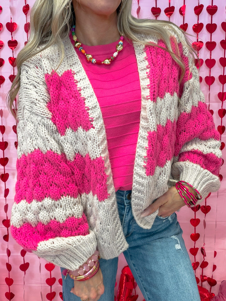 Crush Status Sweater Cardigan