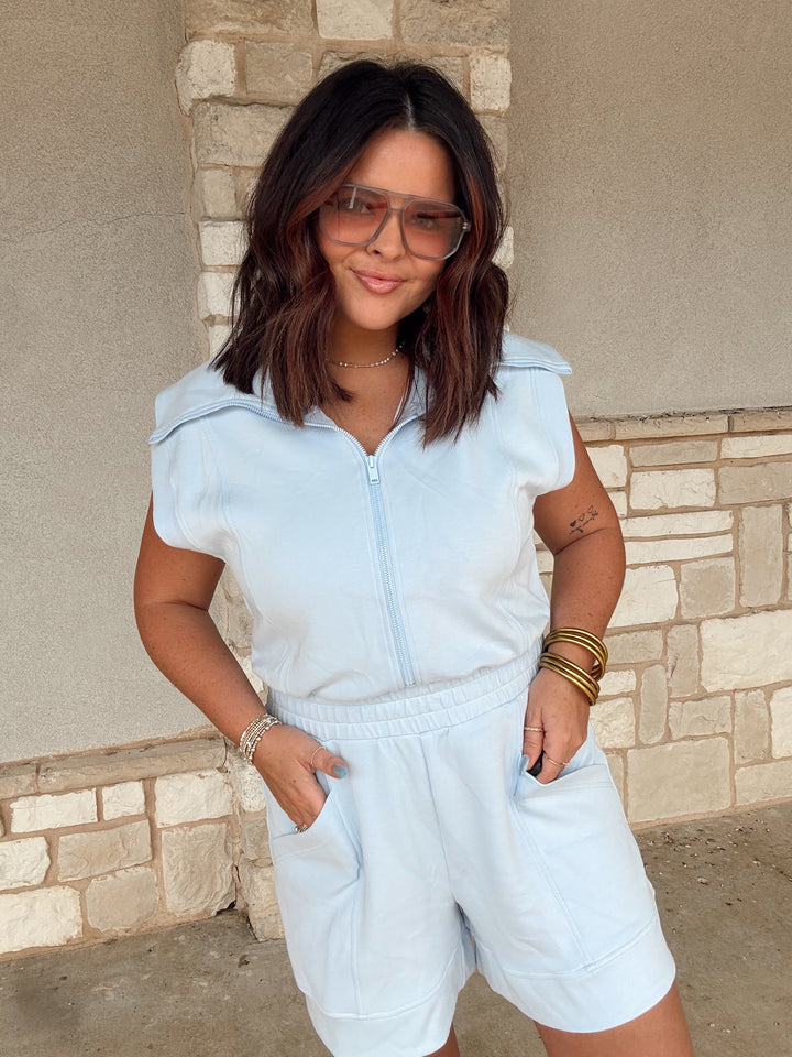 Cool Girl Zip Romper