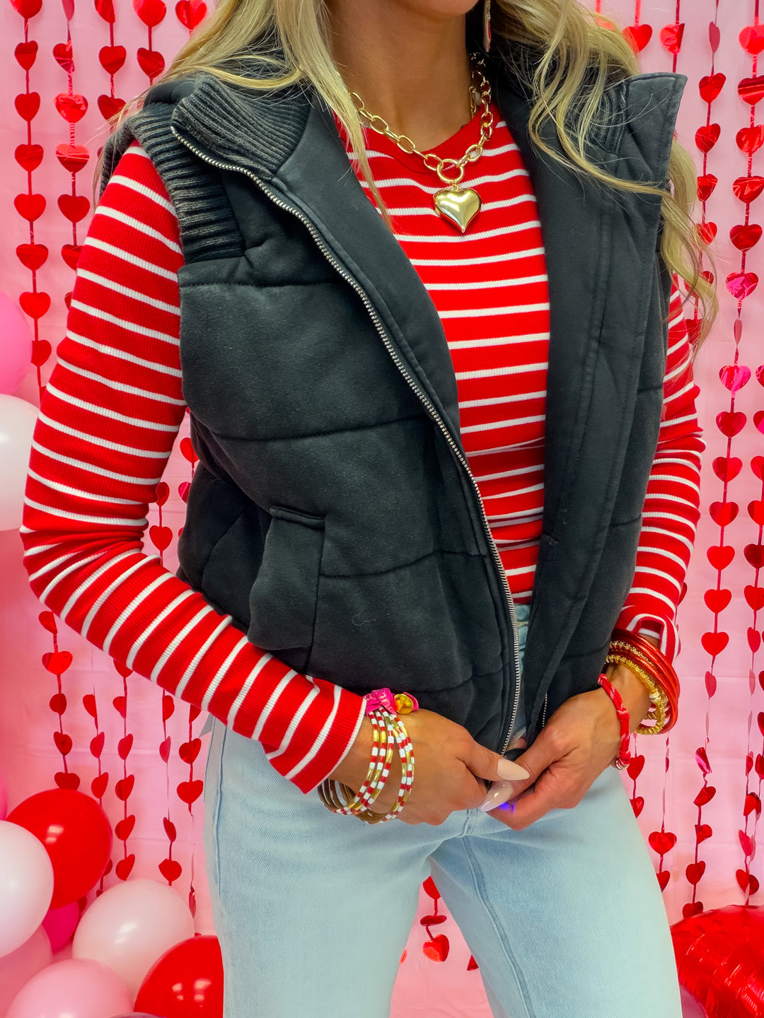 Midnight Mineral Wash Vest