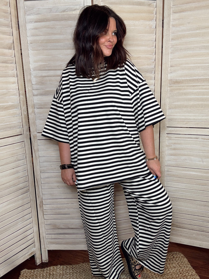 Off the Clock Stripe Set