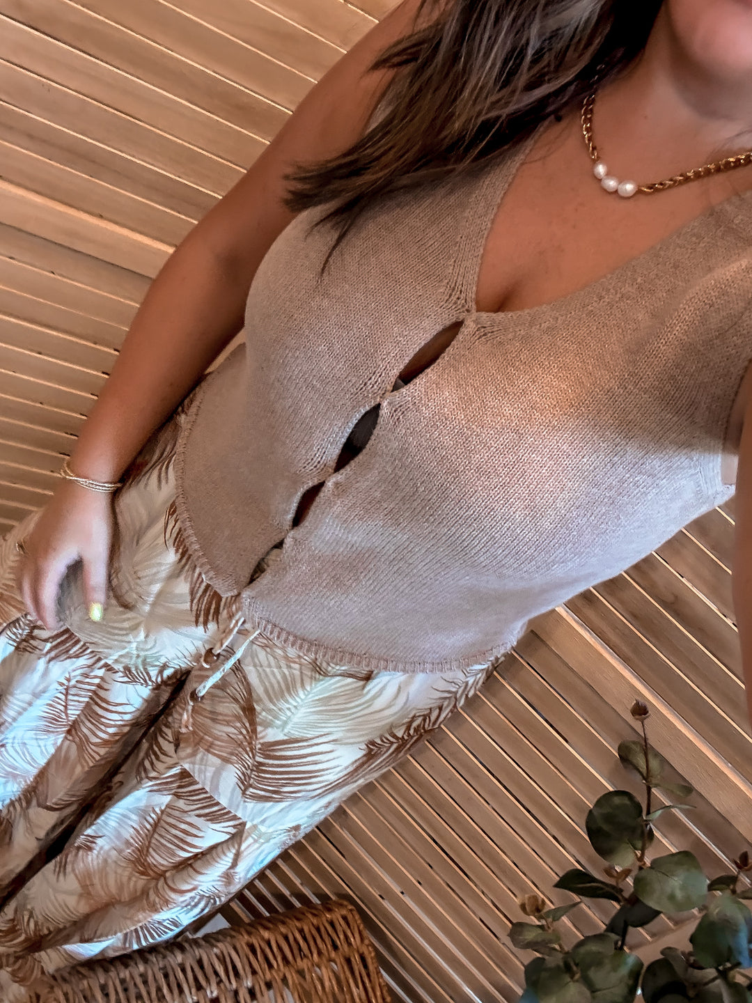Knit To It Vest