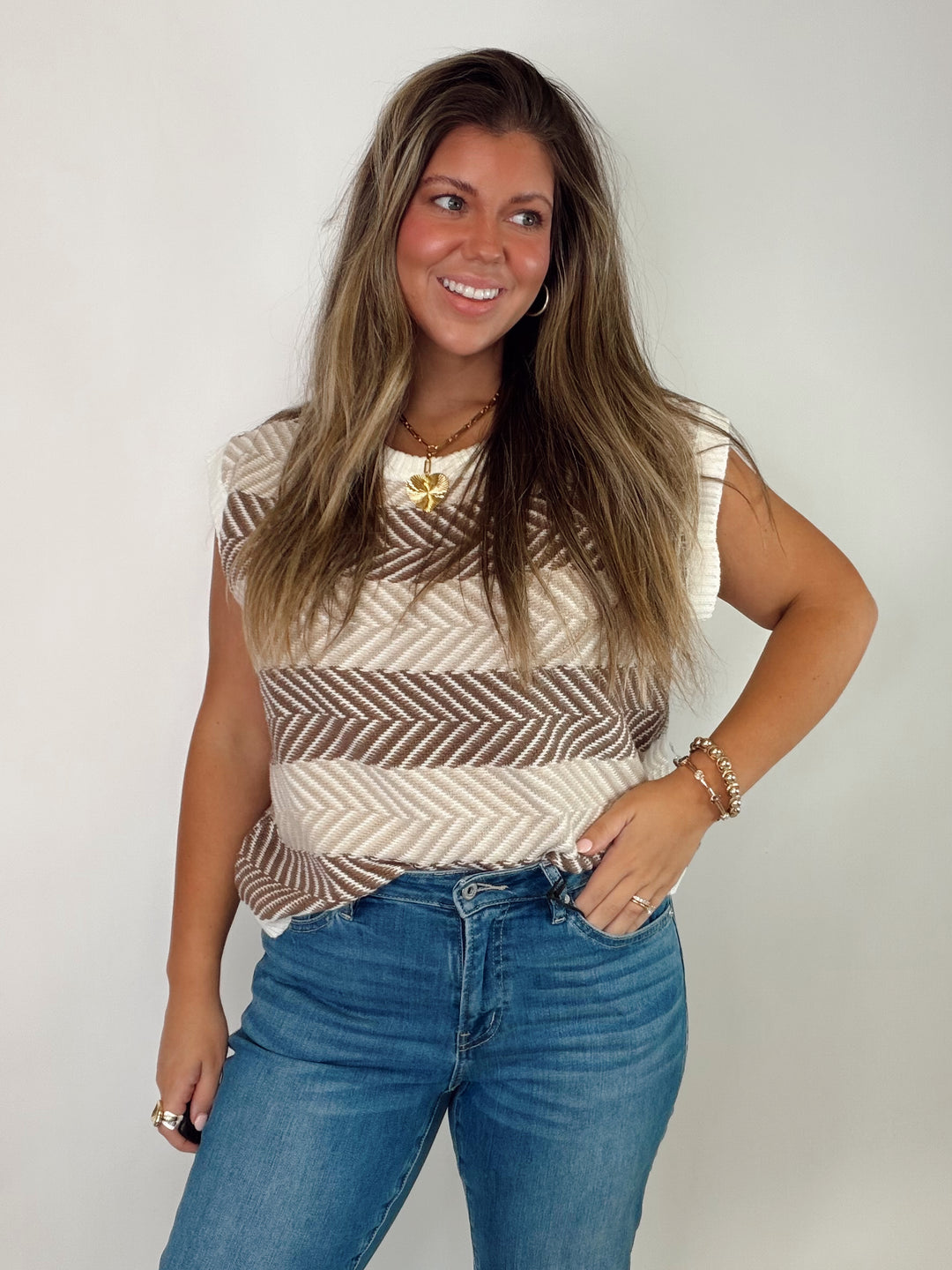 Coffee Break Knit Tank