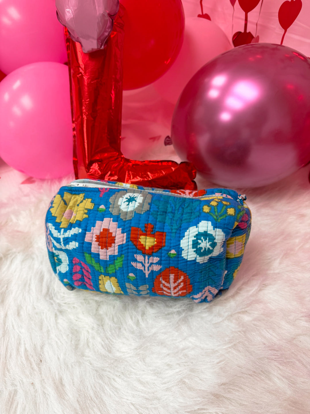 The Gypsy Studio Quilted Cosmetic Bag