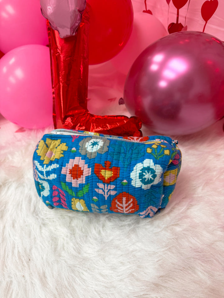 The Gypsy Studio Quilted Cosmetic Bag