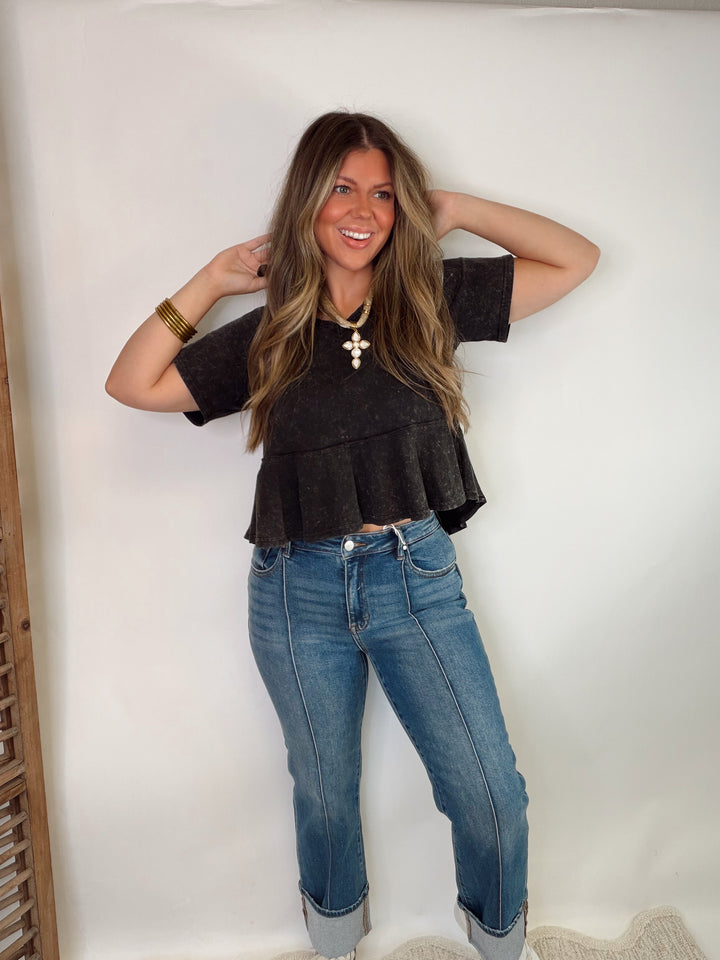 Downtown Darling Mineral Tee