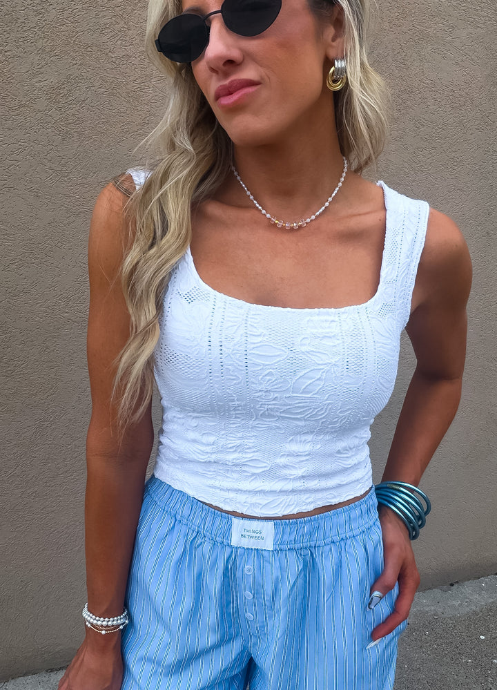 Playful Times Double Lace Top
