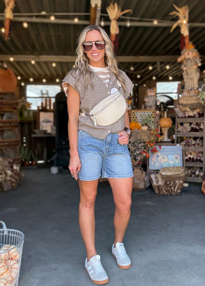 Denim Days Mom Shorts