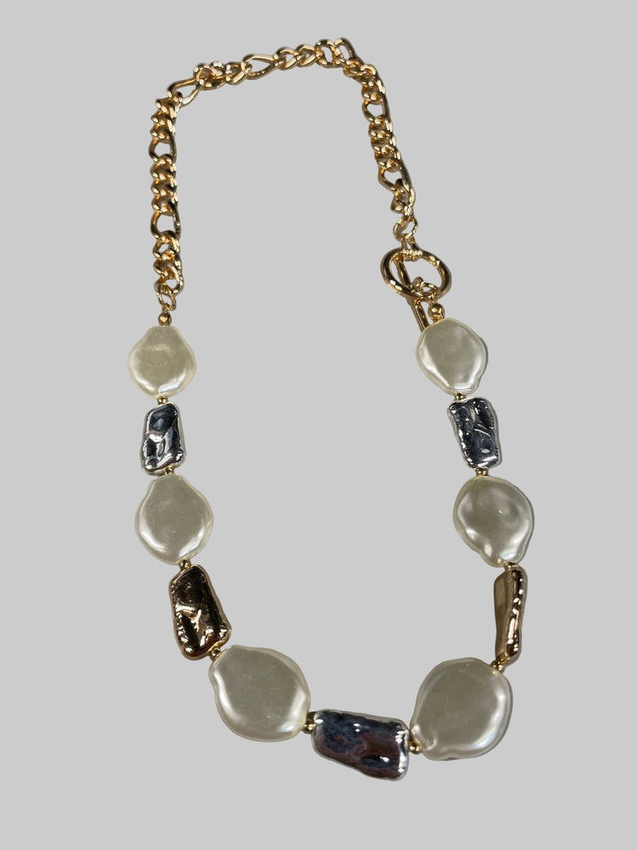 The Tidal Luxe Mixed Pearl Necklace