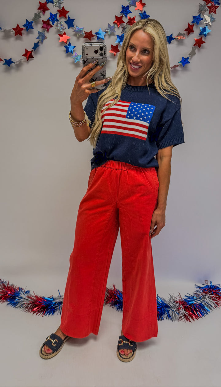 Stars & Stripes Knit Sweater