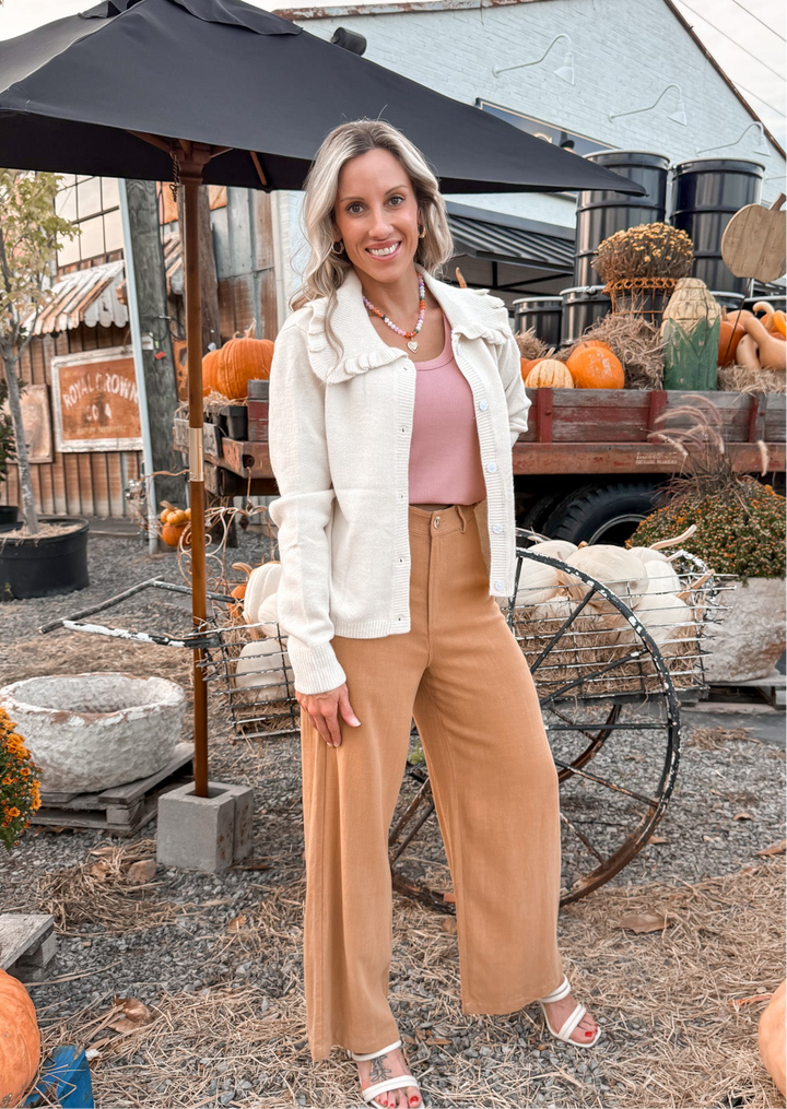 Cherished Moment Peter Pan Collared Sweater