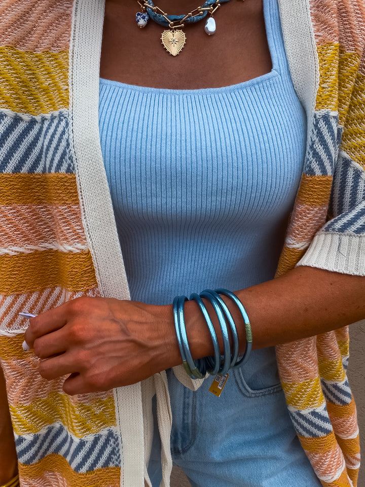 Budha Celeste All Weather Bangles (AWB®) - Set of 6