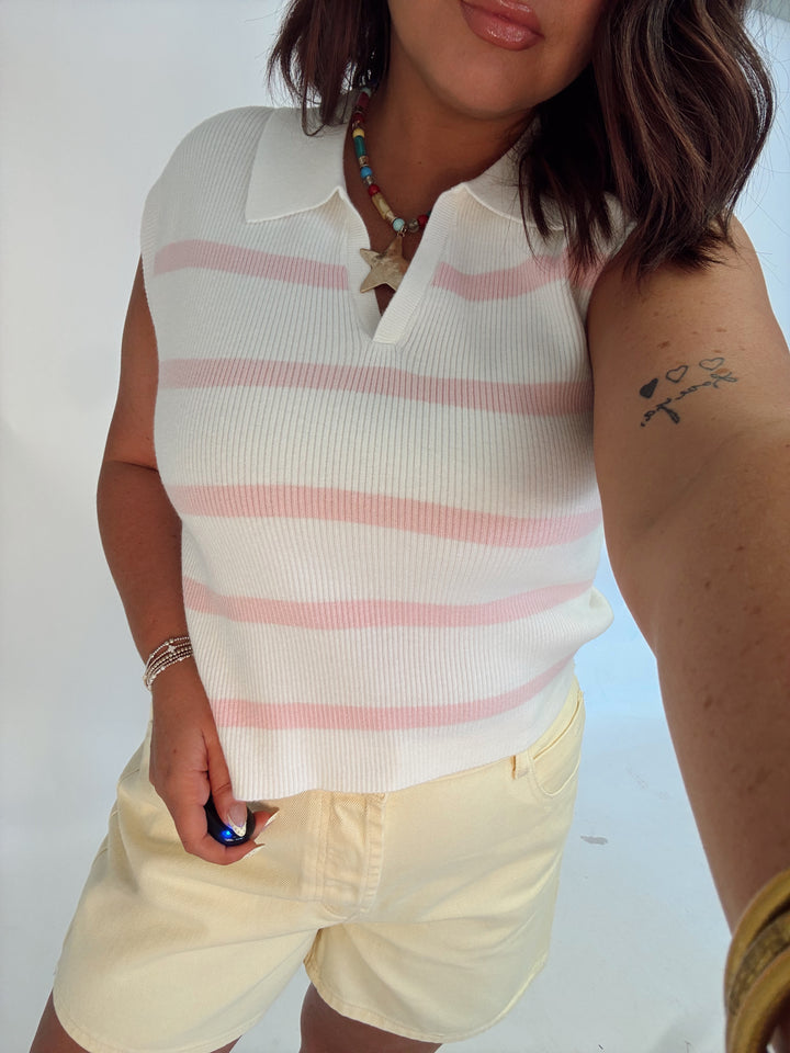 Blush Club Knit Top
