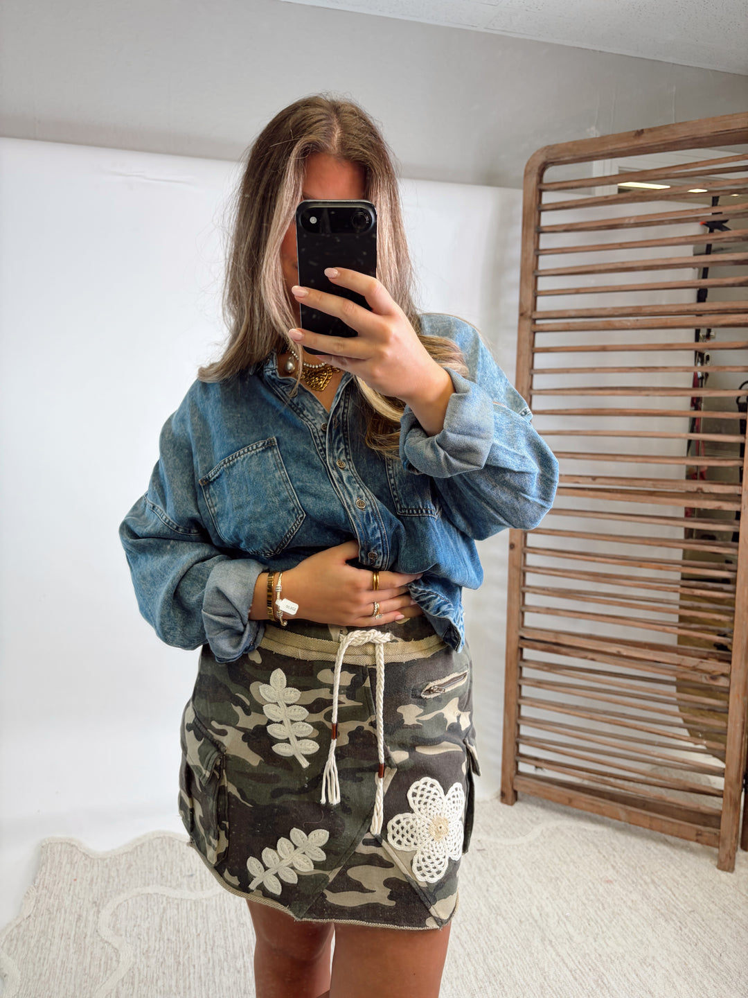 Soft Rebel Camo Skirt