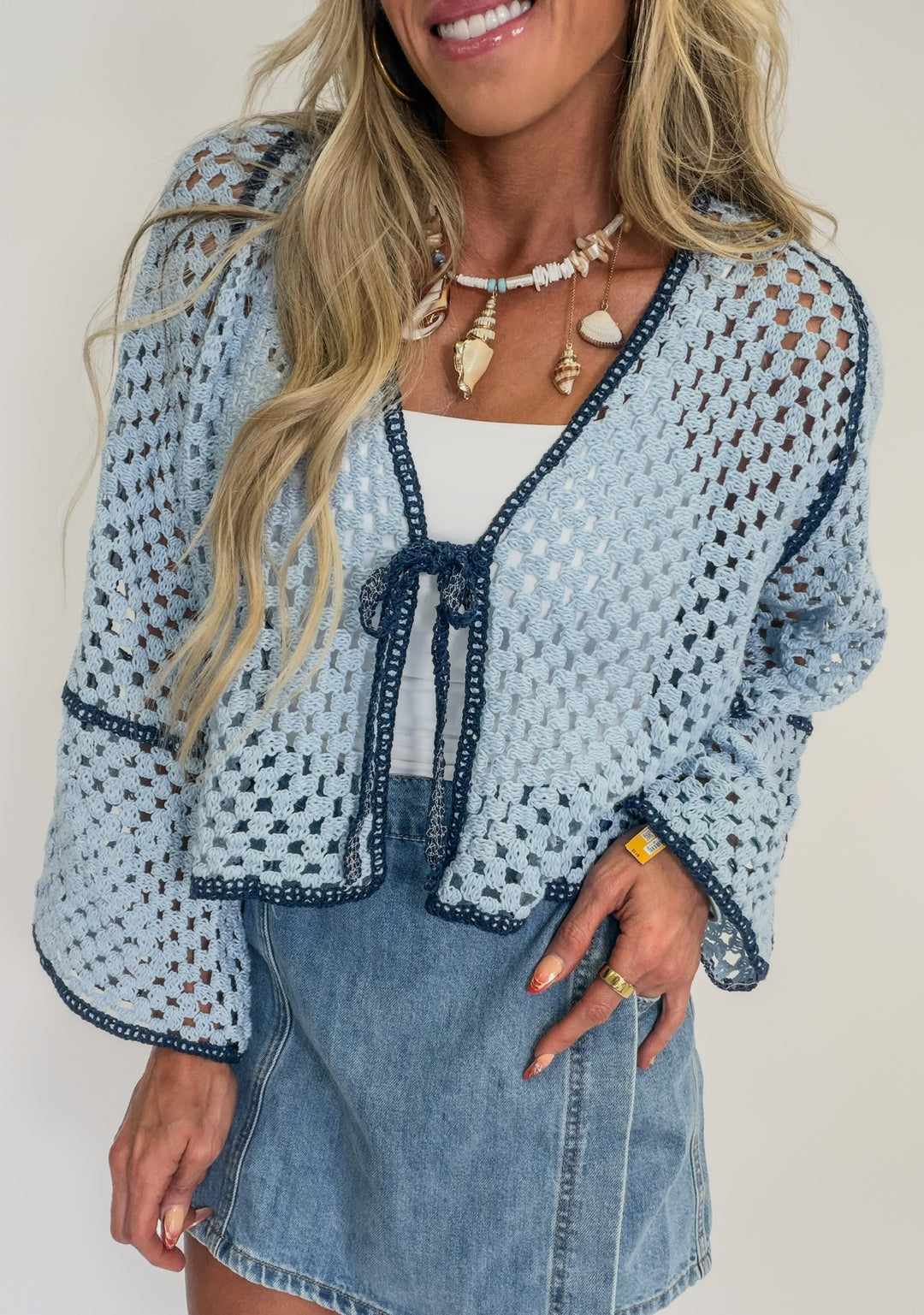 Bluebell Knit Tie Cardigan