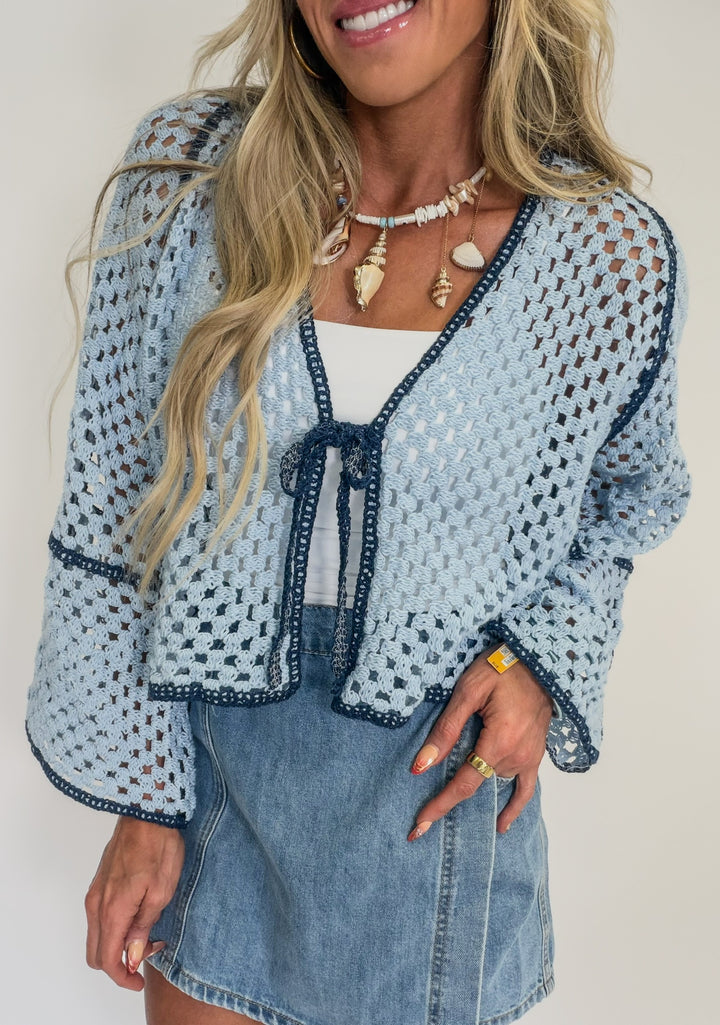 Bluebell Knit Tie Cardigan