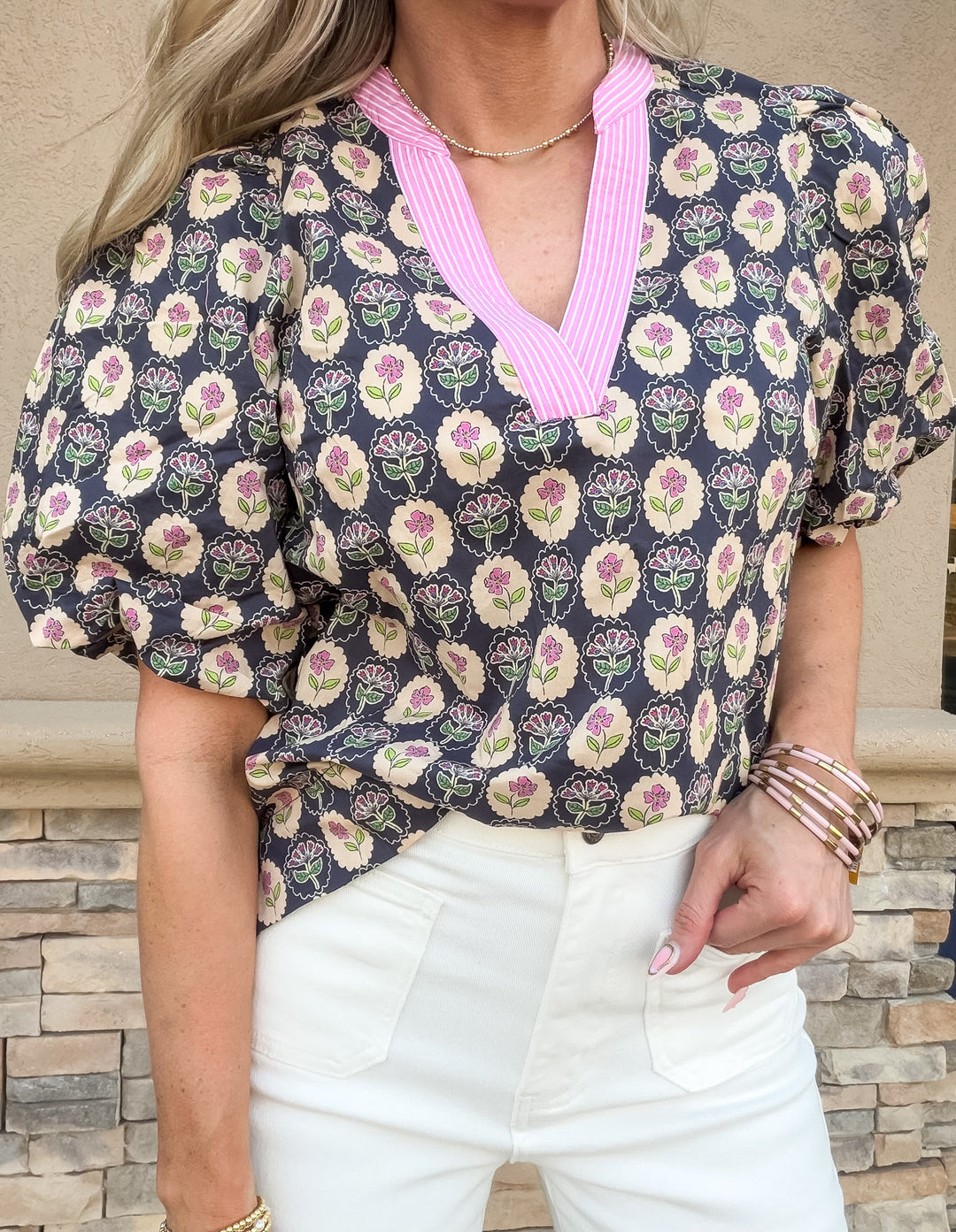 Flirt In Full Bloom Blouse