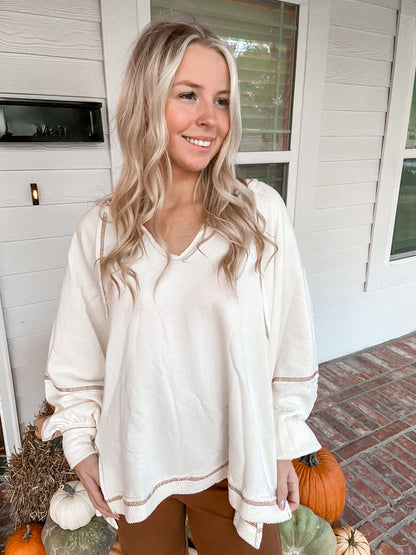 Cozy Little Spot Oversized Top