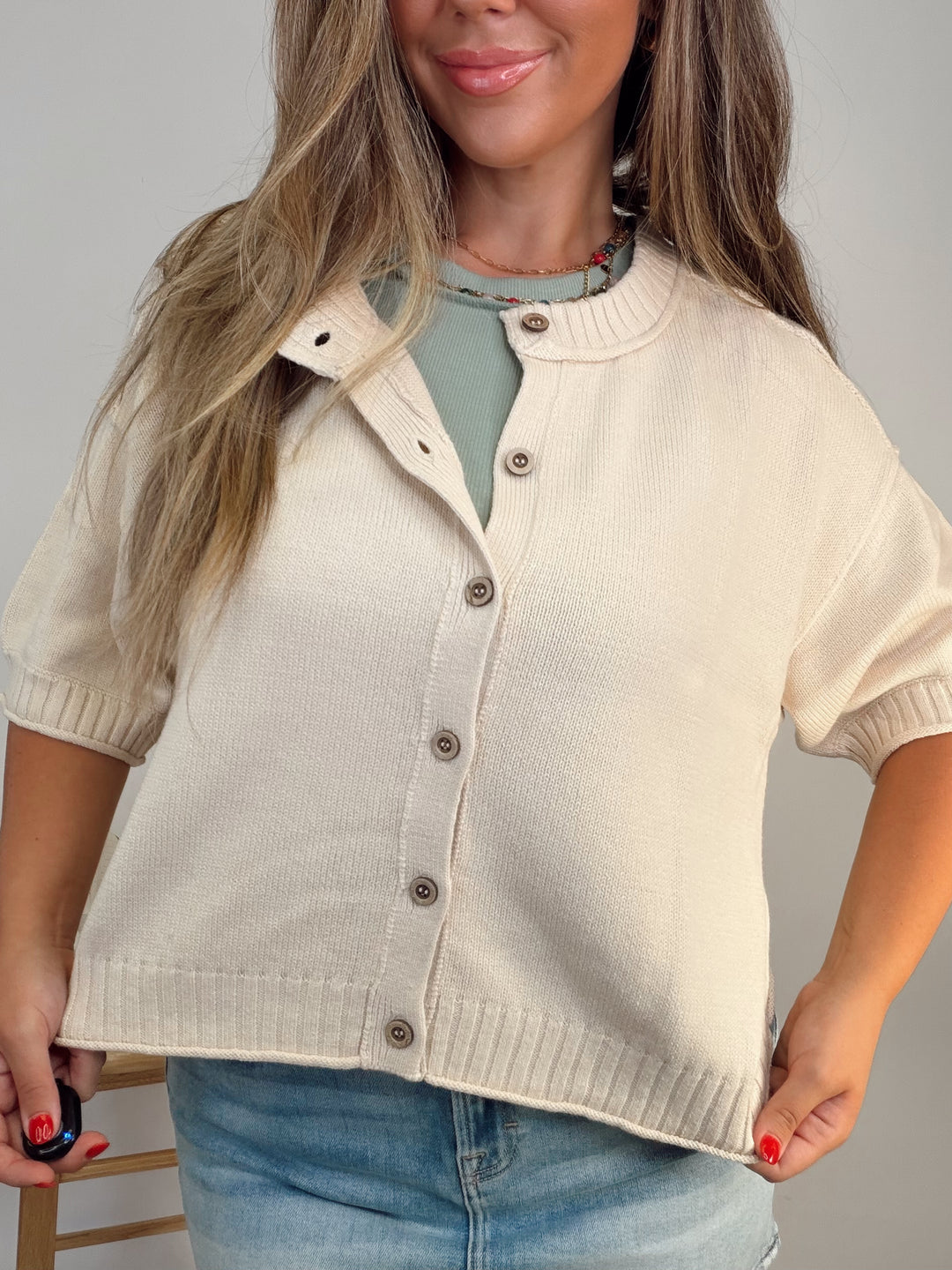 Classic Anne Button Down Top