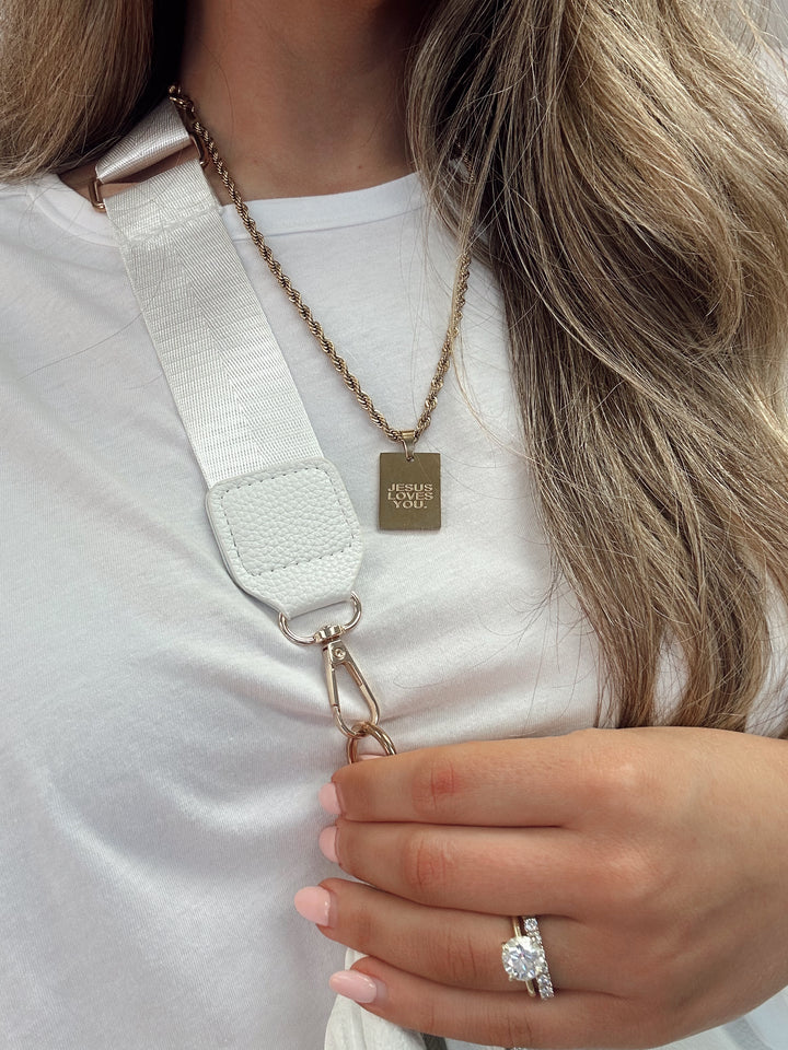 The Jesus Loves You Pendant Necklace