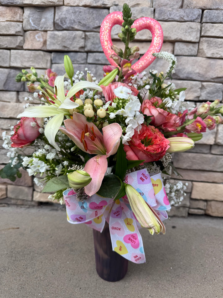 Valentine Mixed Floral Arrangement - XL