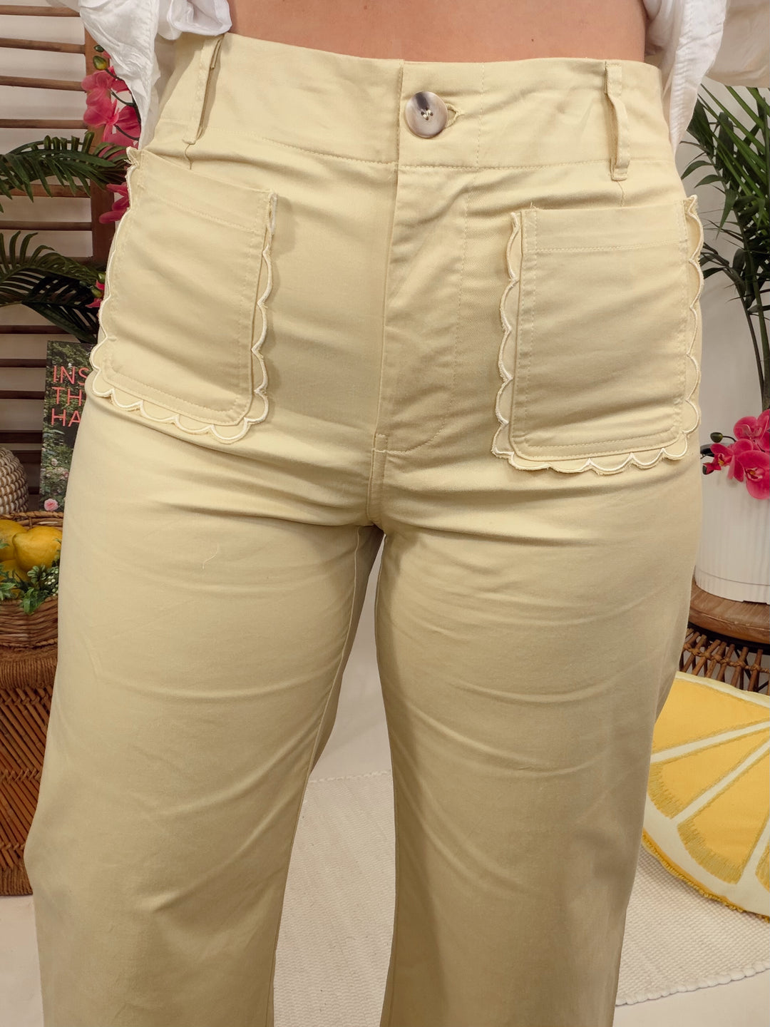 Sugar & Sass Straight-leg Pants