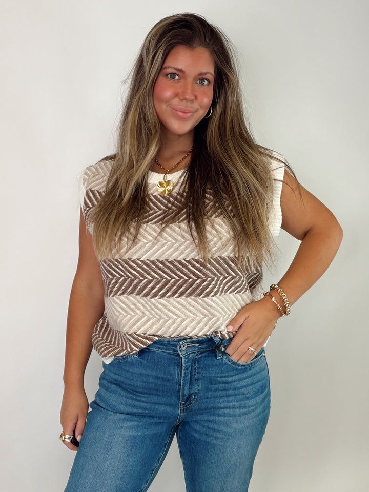 Coffee Break Knit Tank
