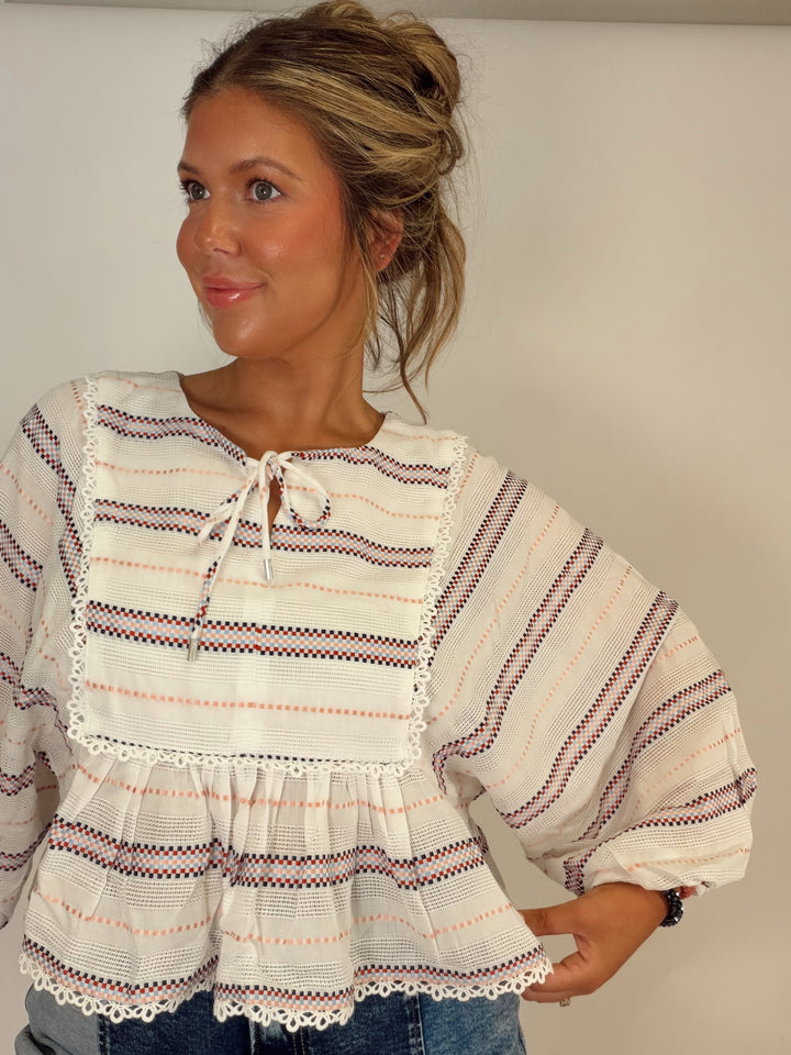 The Summer Social Peplum