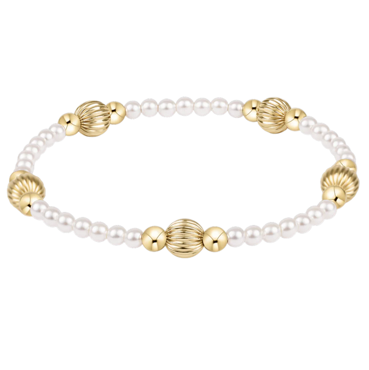 E Newton purpose dignity 6mm pearl bracelet